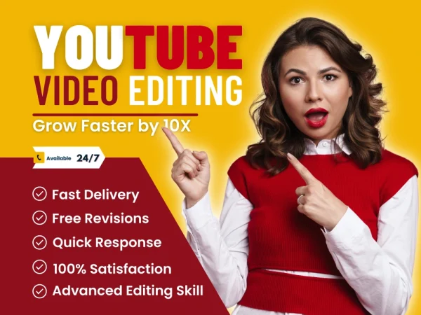 Professional youtube video editing